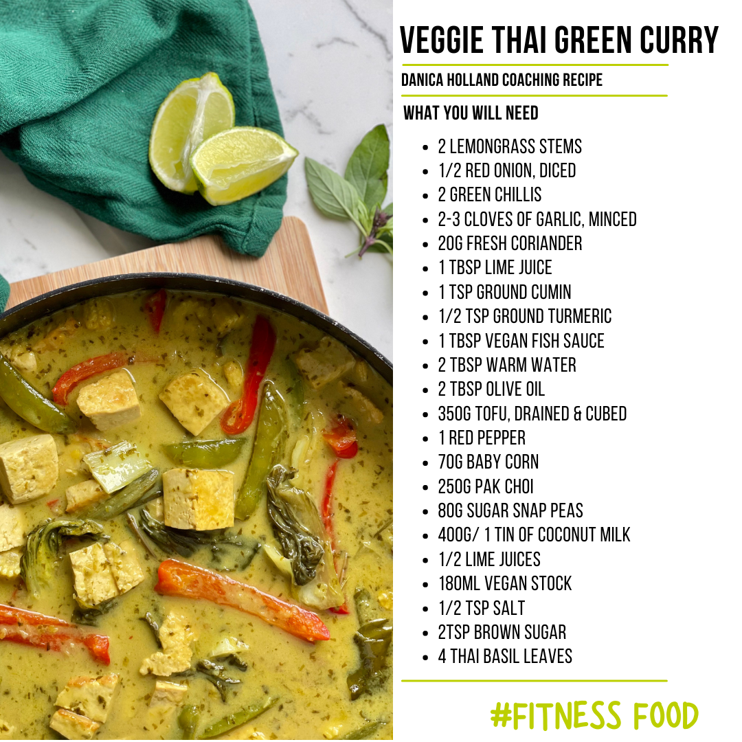 Veggie Thai Green Curry DUAL Strength Fitness